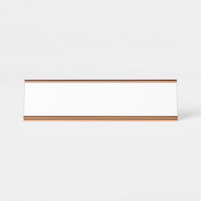 Porte-nom pour bureau (Devant)