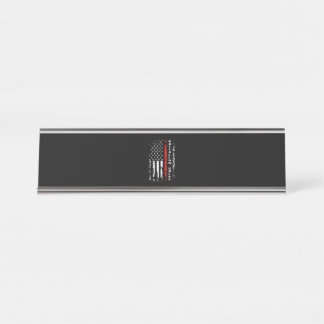 Porte-nom Pour Bureau Bataillon des pompiers Bataillon en chef Cadeau en