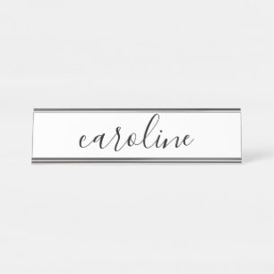 Porte-nom Pour Bureau Belle calligraphie Nom