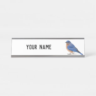 Porte-nom Pour Bureau Bluebird