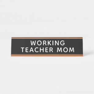 Porte-nom Pour Bureau Bureau de la mère de l'enseignant de travail