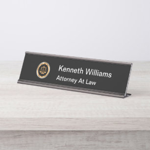 Porte-nom Pour Bureau Bureau du Procureur général