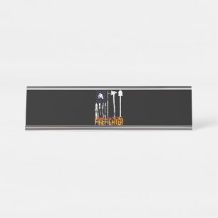 Porte-nom Pour Bureau Cadeau pompier   Cadeau aux amoureux des pompiers