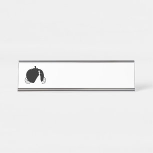 Porte-nom Pour Bureau Coach de Cendrillon