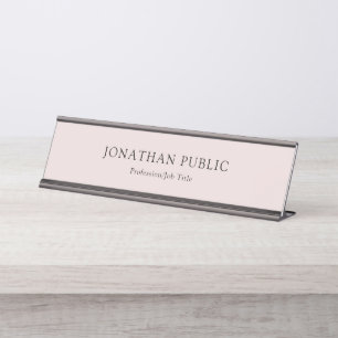 Porte-nom Pour Bureau Conception moderne professionnelle élégante de