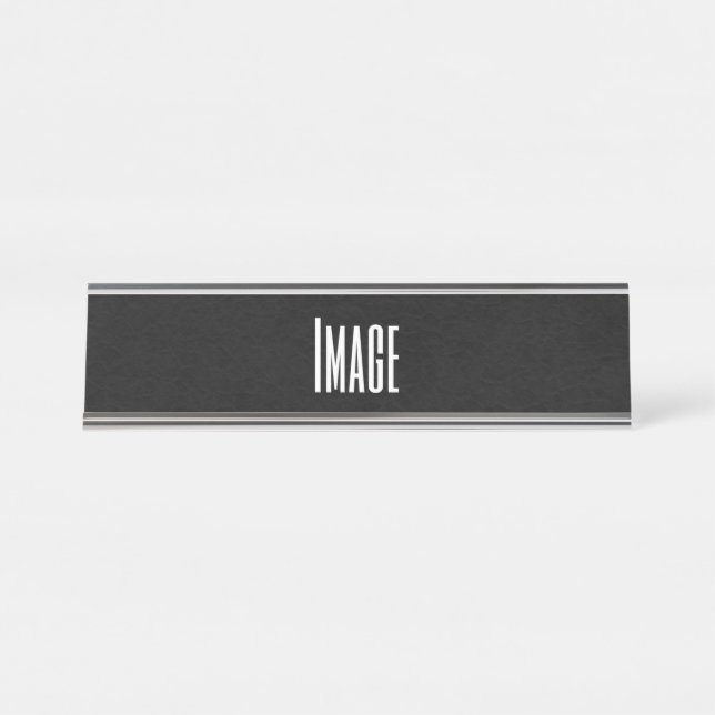 Porte-nom Pour Bureau Concevez votre propre (Devant)