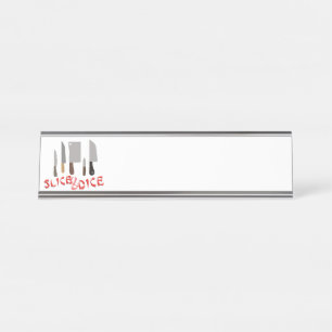 Porte-nom Pour Bureau Couper Et Couper