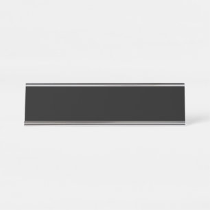 Porte-nom Pour Bureau Créer votre propre - Vierge personnalisable
