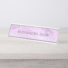 Élégant marbre à parties scintillant violette mini