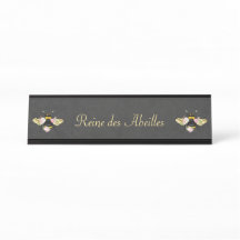 Élégantes roses roses Reine abeille française gris