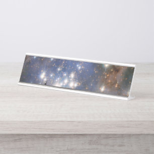 Porte-nom Pour Bureau Étoiles de diamant dans la nébuleuse de Carina Hub