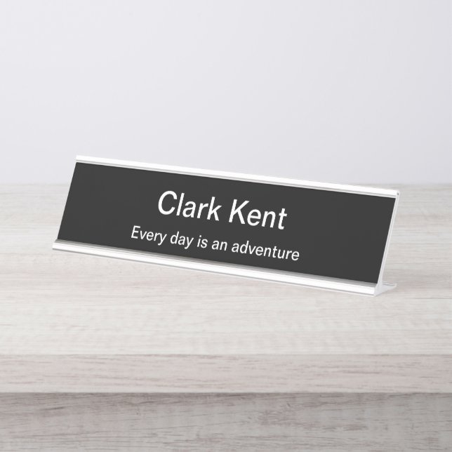 Porte-nom Pour Bureau Funny Office Hero (Devant)