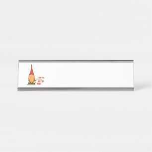 Porte-nom Pour Bureau Gnome Importance Quoi