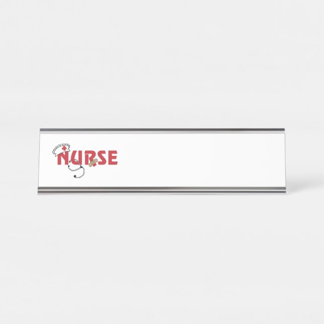 Porte-nom Pour Bureau Infirmière (Devant)
