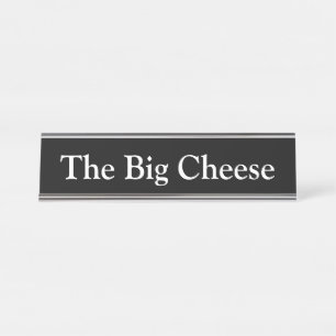 Porte-nom Pour Bureau Le grand fromage,