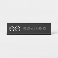 Logo Personnalisé Executive Black Professional