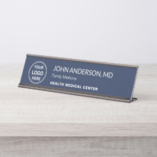 Porte-nom Pour Bureau Logo sur mesure Clinique de soins de santé Médical