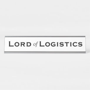 Porte-nom Pour Bureau Lord Logistics Funny Dons Mens Gestionnaire de la 