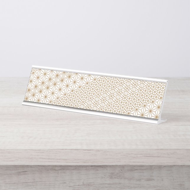 Porte-nom Pour Bureau Luxe (Devant)