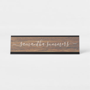 Porte-nom Pour Bureau manuscrit personnalisé
