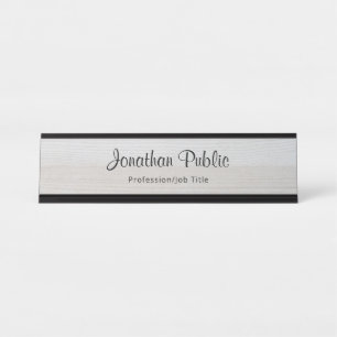 Porte-nom Pour Bureau Modèle branché de la calligraphie élégante