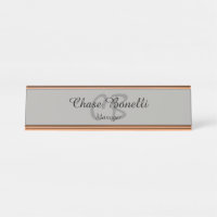 Monogramme gris classique professionnel