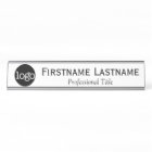 Noir et Blanc - Logo, Nom, Titre Professionnel