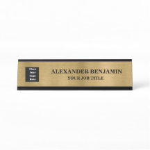 Nom de l'entreprise Logo Gold Black Elegant Person