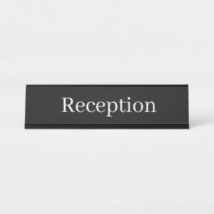 Porte-nom Pour Bureau Nom du comptoir de réception