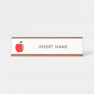 Porte-nom Pour Bureau Nom fait sur commande de professeur