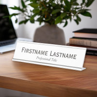 Nom noir de base et titre professionnel