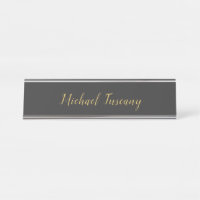 Or professionnel tendance minimaliste Gris Or Text