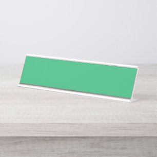 Porte-nom Pour Bureau Panneau de nom de bureau vert moderne