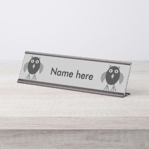 Porte-nom Pour Bureau Panneau déplaisant du bureau personnalisé de la Ch