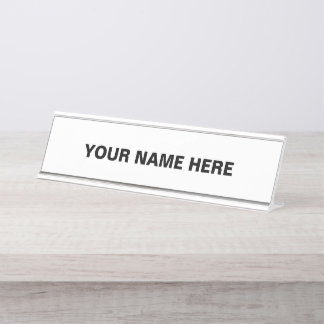 Porte-nom Pour Bureau Personnaliser ou Customiser