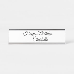 PORTE-NOM POUR BUREAU PETIT ANNIVERSAIRE DE CUTIE