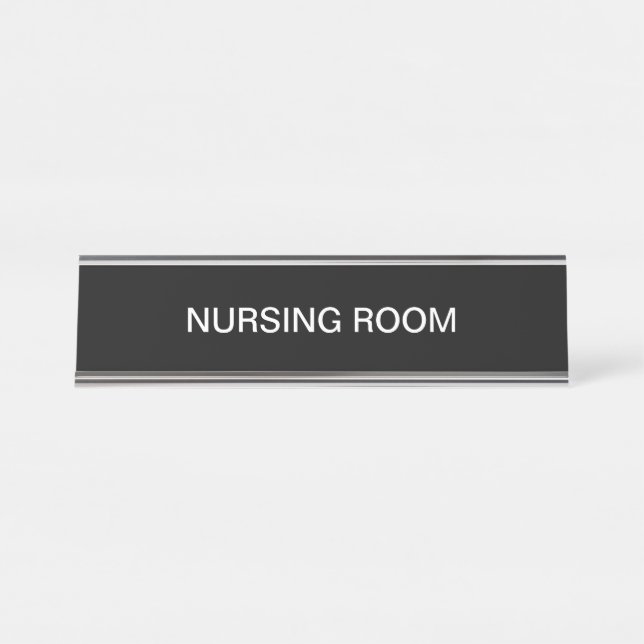 Porte-nom Pour Bureau Pièce de soins (Devant)