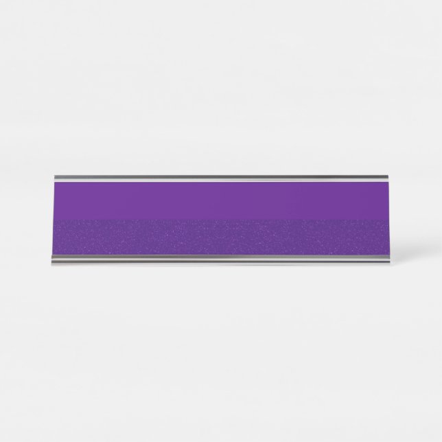 Porte-nom Pour Bureau Plate de nom du bureau personnalisé de bruit pourp (Devant)