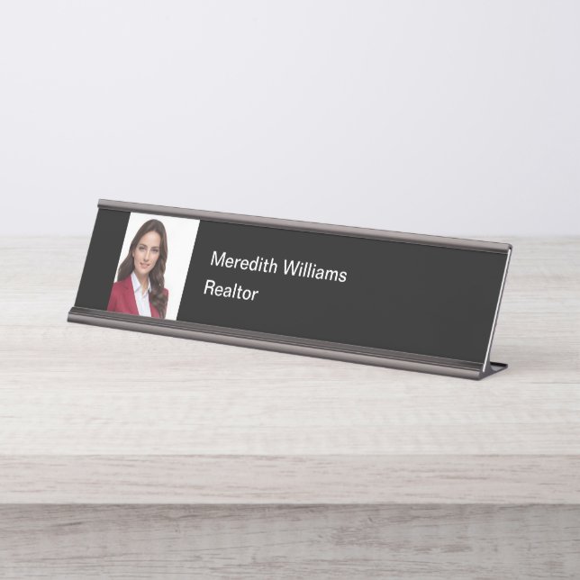 Porte-nom Pour Bureau Prêt pour la photo de l'éditeur (Devant)