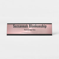 Professionnel Faux Rose Metallic Personnalisé