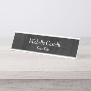Porte-nom Pour Bureau Professionnel minimaliste moderne unique