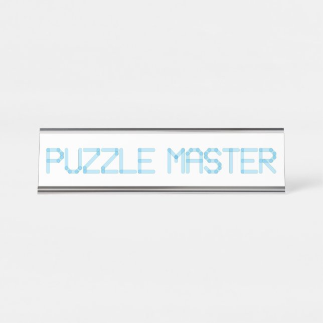 PORTE-NOM POUR BUREAU PUZZLE MASTER (Devant)
