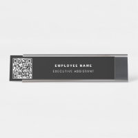 QR Code affaires moderne minimaliste noir
