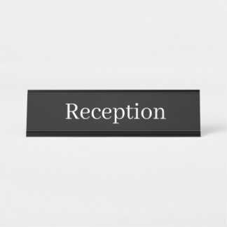 Porte-nom Pour Bureau Reception Desk Name