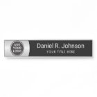  Silver gris dégradé logo personnalisé noir modern