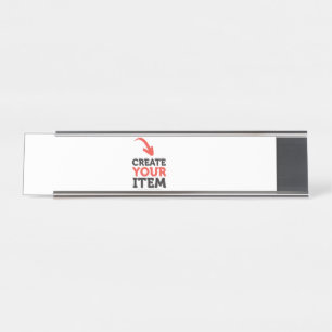 Porte-nom Pour Bureau Téléchargez votre propre conception DIY personnali