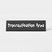 Zone Procrastination Noir