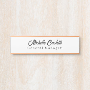 PORTE-NOM POUR PORTE