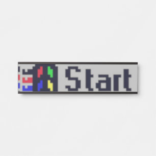 PORTE-NOM POUR PORTE 