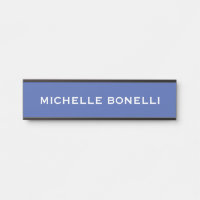 Bleu Moyen Minimaliste Moderne Lisible